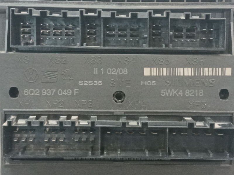 Recambio de centralita confort para skoda fabia (5j2 ) referencia OEM IAM 6Q2937049F 5WK48218 
