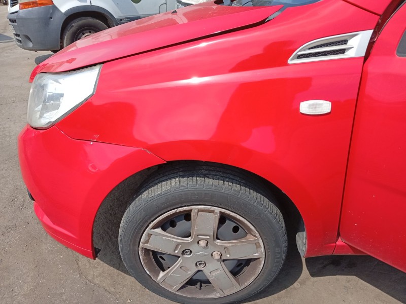 Recambio de aleta delantera izquierda para chevrolet aveo / kalos hatchback (t250, t255) 1.2 referencia OEM IAM 95198279  