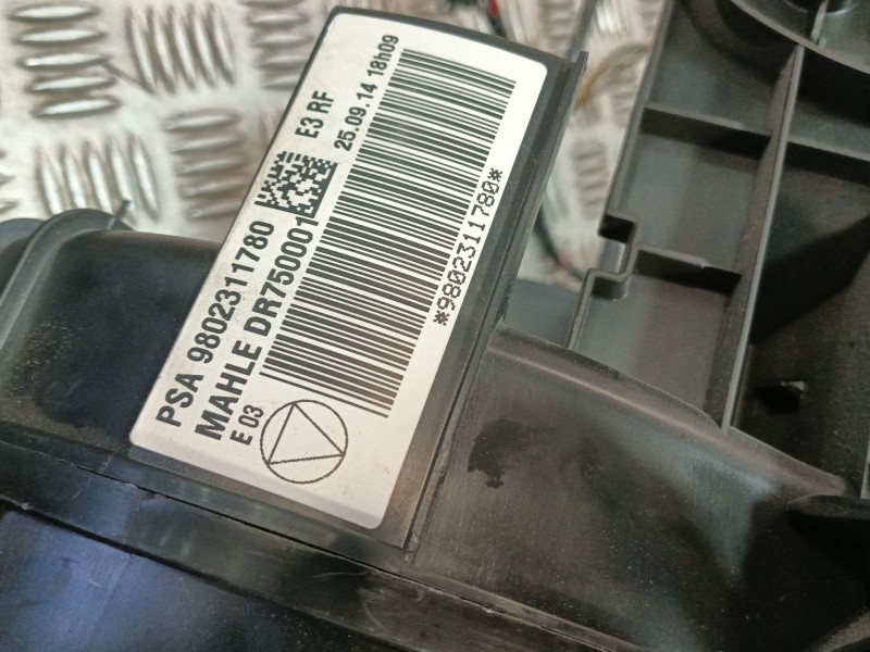 Recambio de calefaccion entera normal para citroën c4 cactus 1.2 vti 82 referencia OEM IAM 9802311780  