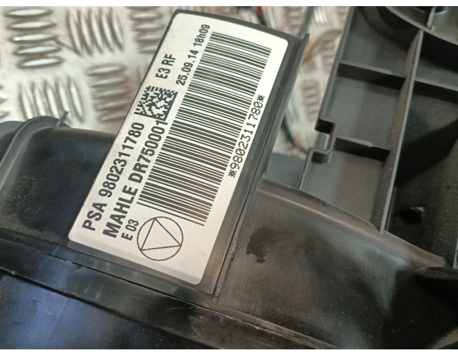 Recambio de calefaccion entera normal para citroën c4 cactus 1.2 vti 82 referencia OEM IAM 9802311780  