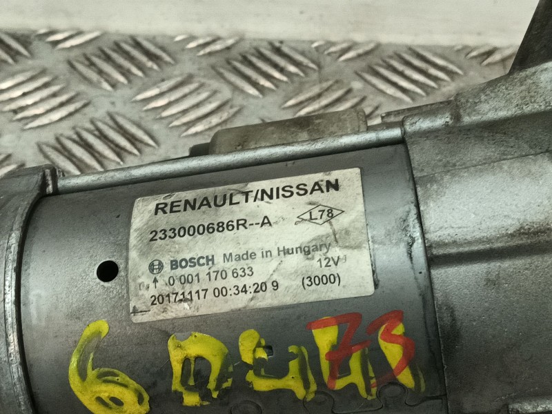 Recambio de motor arranque para renault kadjar (ha_, hl_) 1.6 dci 130 referencia OEM IAM 233000686R 0001170633 