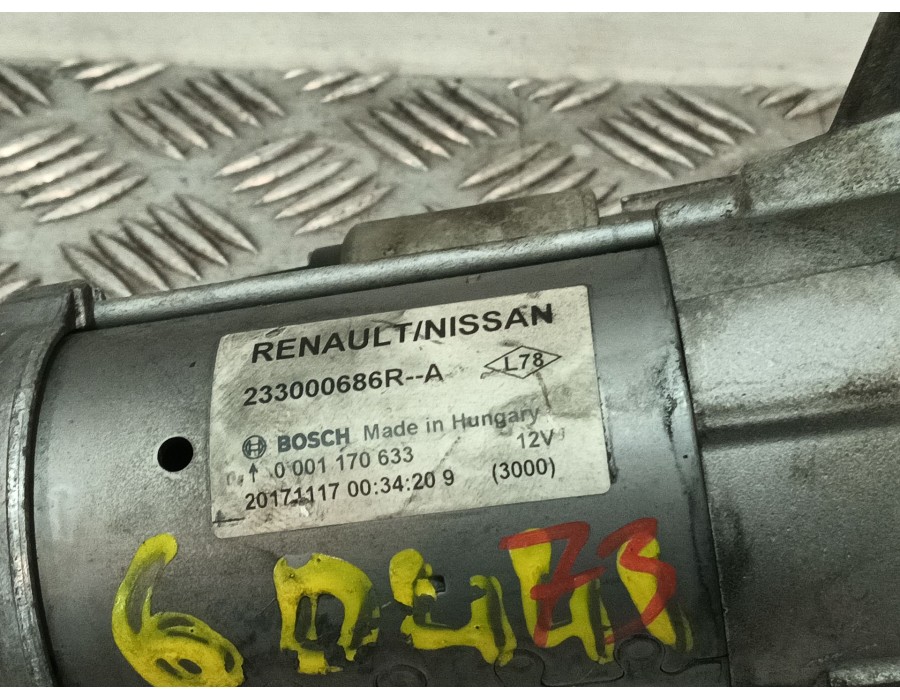 Recambio de motor arranque para renault kadjar (ha_, hl_) 1.6 dci 130 referencia OEM IAM 233000686R 0001170633 
