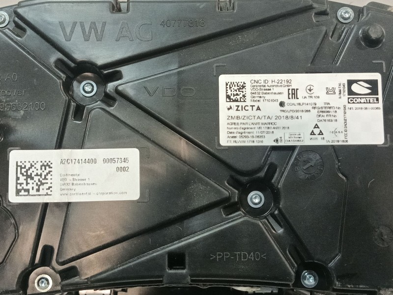 Recambio de cuadro instrumentos para seat ibiza (kj1) referencia OEM IAM A2C17414400 A2C99632100 