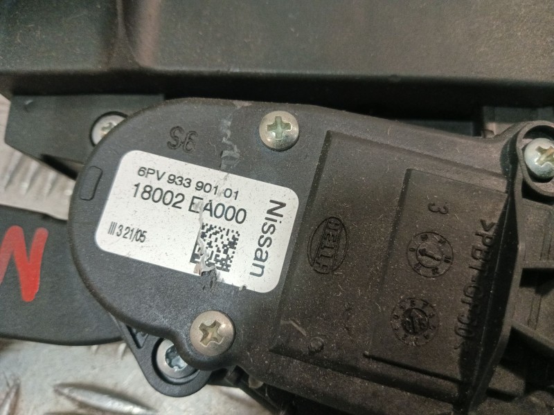 Recambio de potenciometro acelerador para nissan pathfinder iii (r51) 2.5 dci 4wd referencia OEM IAM 6PV93390101  