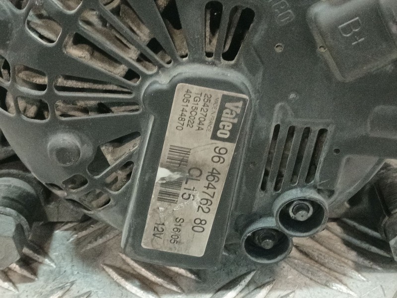 Recambio de alternador para peugeot 1007 (km_) 1.4 hdi referencia OEM IAM 9646476280 CL15 TG15C022