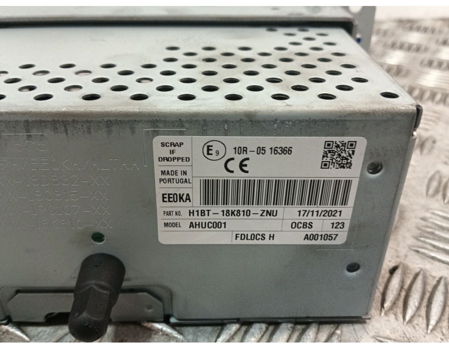 Recambio de sistema audio / radio cd para ford puma (j2k, cf7) 1.0 ecoboost referencia OEM IAM H1BT18K810ZNU  