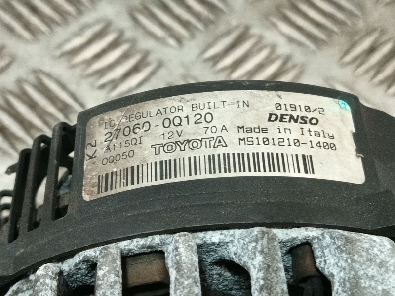 Recambio de alternador para toyota aygo (_b1_) 1.0 (kgb10_) referencia OEM IAM 270600Q120  