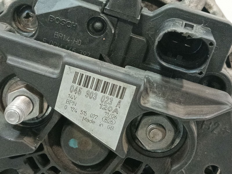 Recambio de alternador para volkswagen polo iv (9n_, 9a_) 1.4 tdi referencia OEM IAM 045903023A 0124515022 