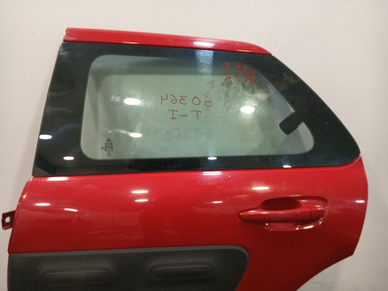 Recambio de puerta trasera izquierda para citroën c4 cactus 1.2 vti 82 referencia OEM IAM 9801219180  