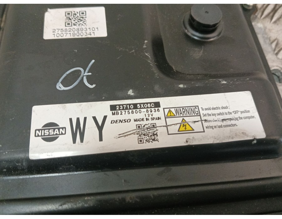 Recambio de centralita motor uce para nissan navara np300 (d40) 2.5 dci referencia OEM IAM 237105X06C MB2758008936 