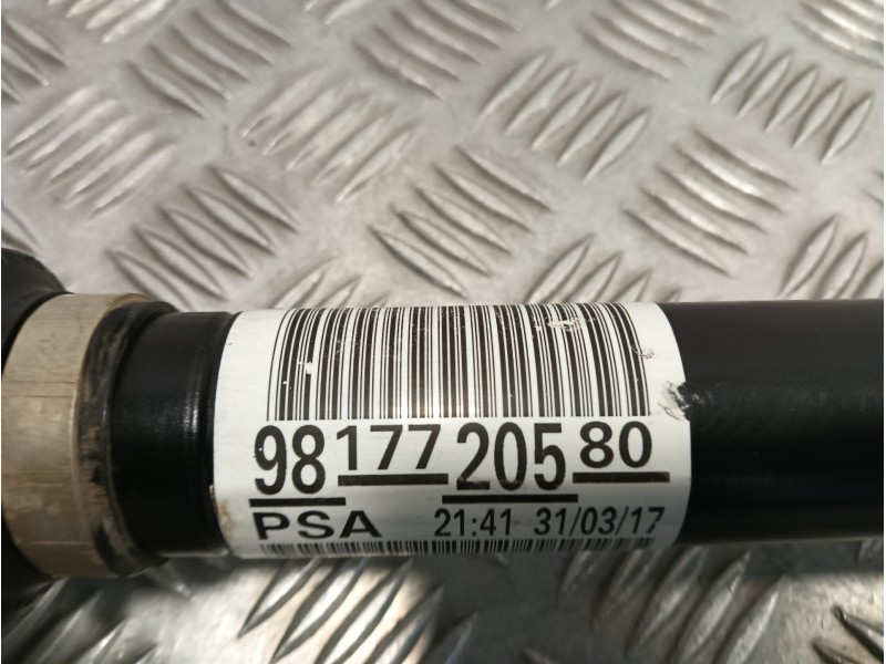 Recambio de transmision delantera izquierda para toyota proace referencia OEM IAM 9817720580  