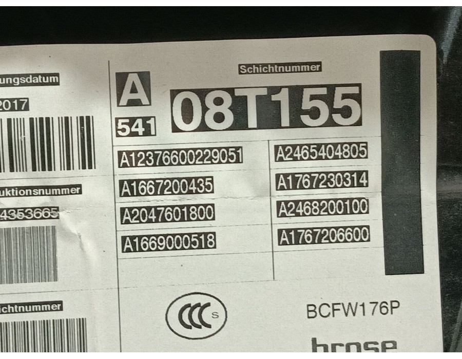 Recambio de elevalunas delantero derecho para mercedes-benz clase a (w176) a 180 (176.042) referencia OEM IAM A1667200435  