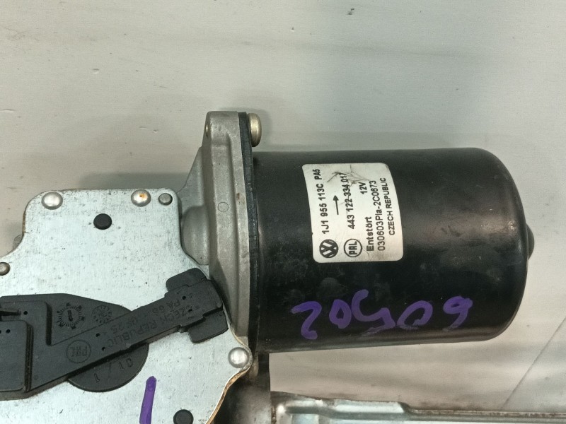 Recambio de motor limpia delantero para seat leon (1m1) 1.9 tdi referencia OEM IAM 1J1955113C 443122334017 