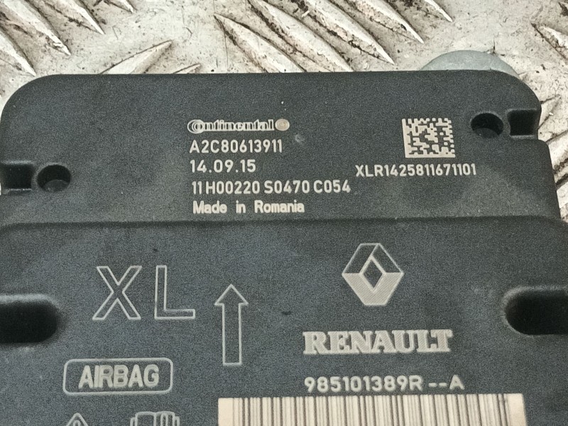 Recambio de centralita airbag para renault clio iv (bh_) 1.5 dci 75 referencia OEM IAM 985101389R A2C80613911 