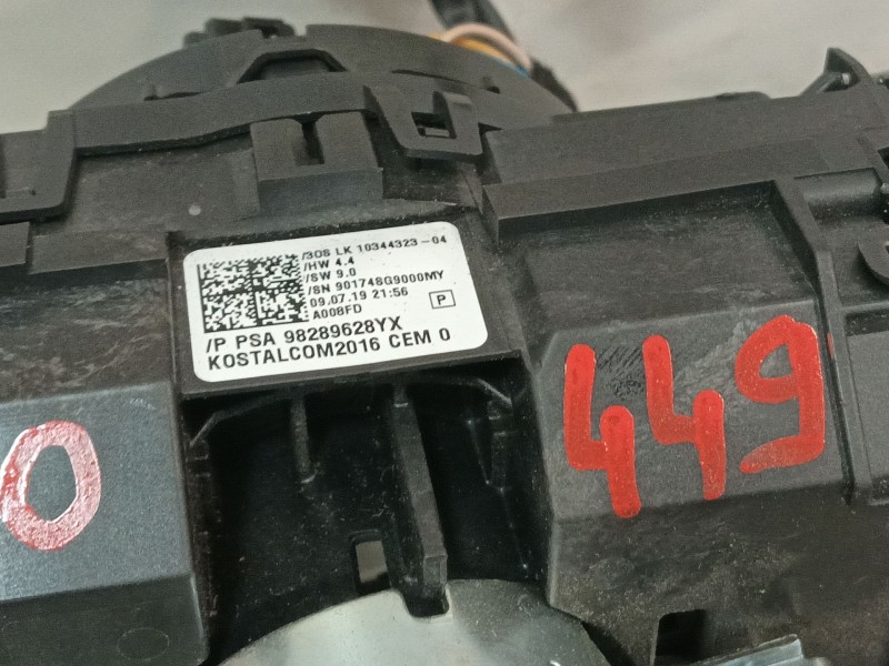 Recambio de mando multifuncion para opel crossland x / crossland (p17, p2qo) 1.2 (75) referencia OEM IAM 98289628YX  
