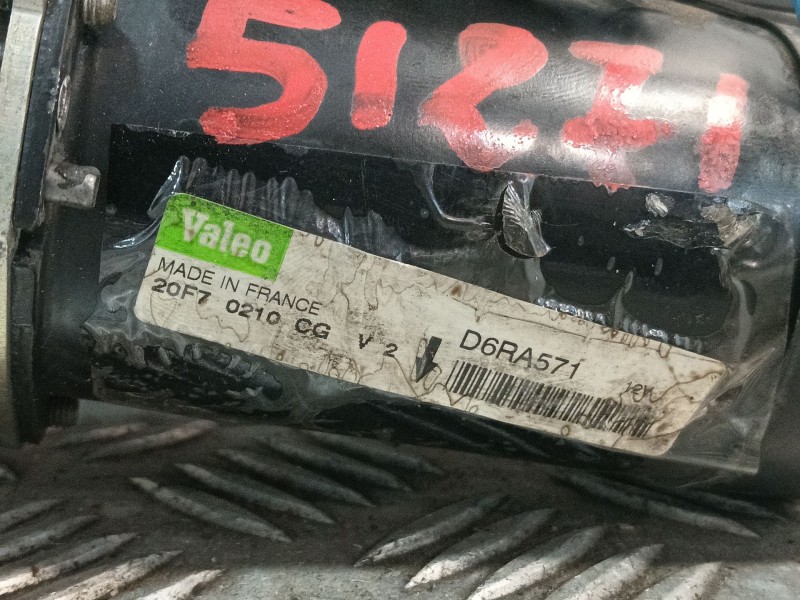 Recambio de motor arranque para peugeot 106 (s2) referencia OEM IAM D6RA571  