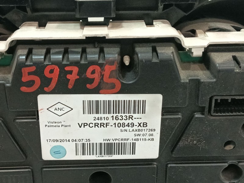 Recambio de cuadro instrumentos para renault clio iv (bh_) 1.5 dci 75 referencia OEM IAM 248101633R  