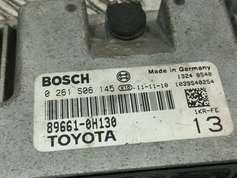 Recambio de centralita motor uce para toyota aygo (_b1_) 1.0 (kgb10_) referencia OEM IAM 896610H130 1039S40254 0261S06145