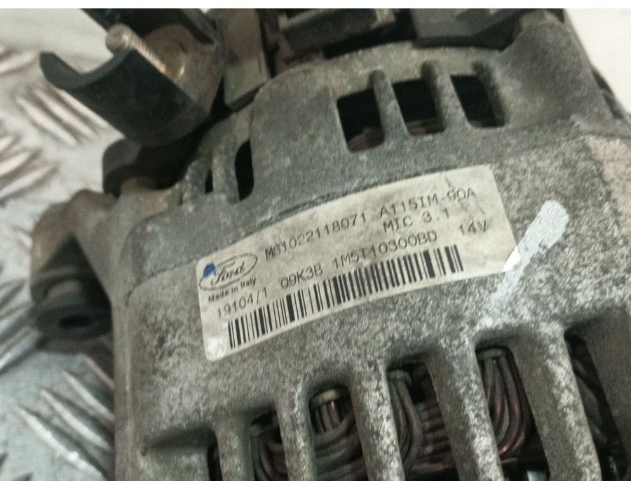 Recambio de alternador para ford focus i (daw, dbw) 1.8 tdci referencia OEM IAM MS1022118071 Q9K3B1M5T10300B 