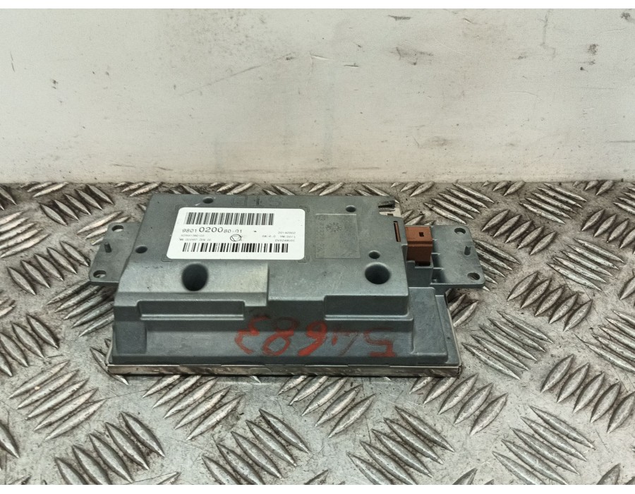 Recambio de pantalla / mando multifuncion para citroën c3 1.6 16v hdi referencia OEM IAM 980102008001  