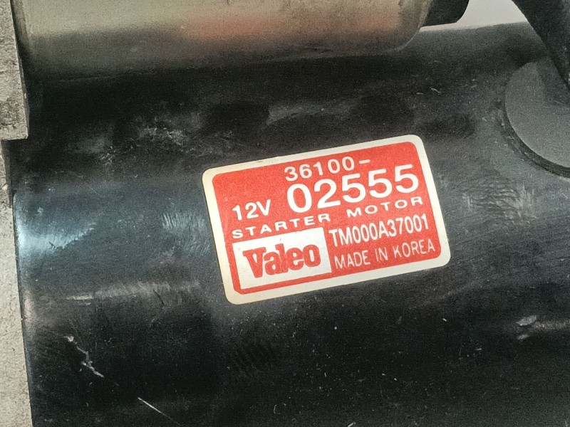 Recambio de motor arranque para kia picanto i (sa) 1.1 referencia OEM IAM 3610002555  