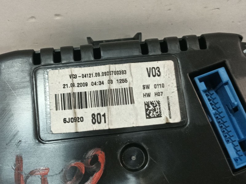 Recambio de cuadro instrumentos para seat ibiza iv (6j5, 6p1) 1.2 referencia OEM IAM 6J0920801 A2C53332250 