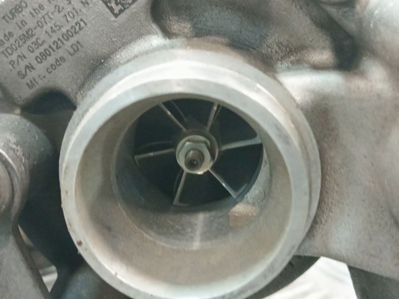 Recambio de turbocompresor para volkswagen eos (1f7, 1f8) 1.4 tsi referencia OEM IAM 03C145702L 4937311020 
