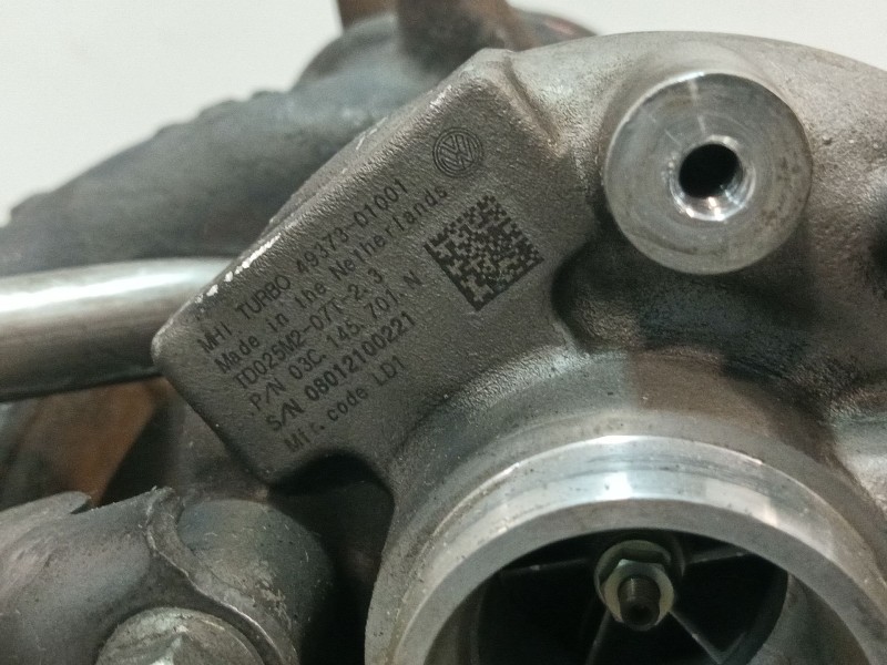Recambio de turbocompresor para volkswagen eos (1f7, 1f8) 1.4 tsi referencia OEM IAM 03C145702L 4937311020 