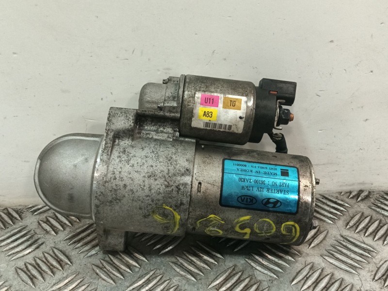Recambio de motor arranque para kia carens iv 1.7 crdi referencia OEM IAM 361002B102  
