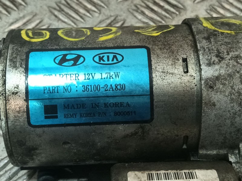 Recambio de motor arranque para kia carens iv 1.7 crdi referencia OEM IAM 361002B102  