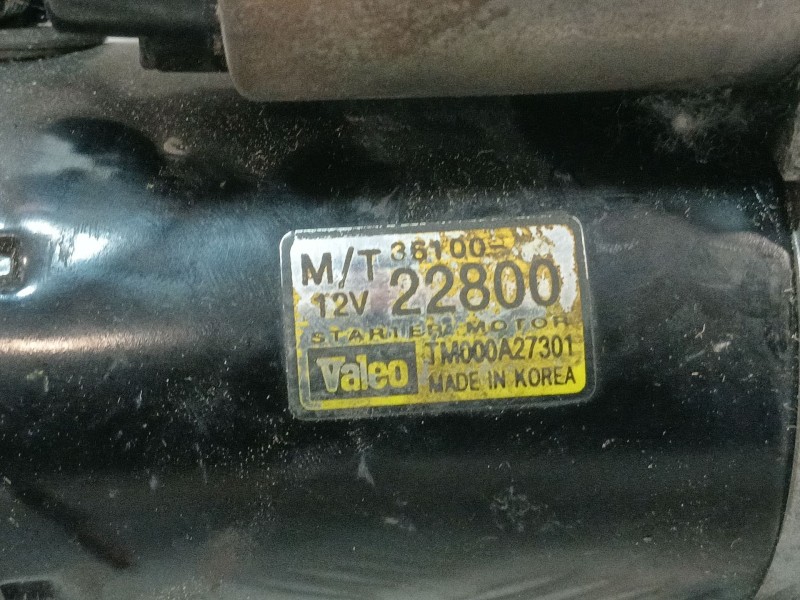 Recambio de motor arranque para hyundai matrix (fc) 1.6 referencia OEM IAM 3610022800 22800 