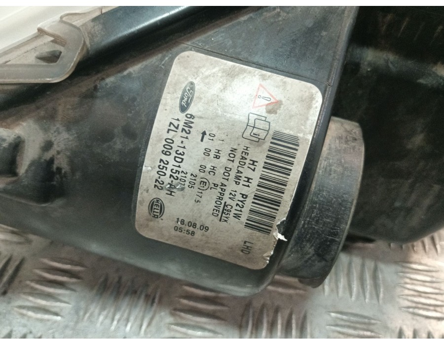 Recambio de faro derecho para ford s-max (wa6) 2.2 tdci referencia OEM IAM 1791495 6M2113D152 1ZL00925022