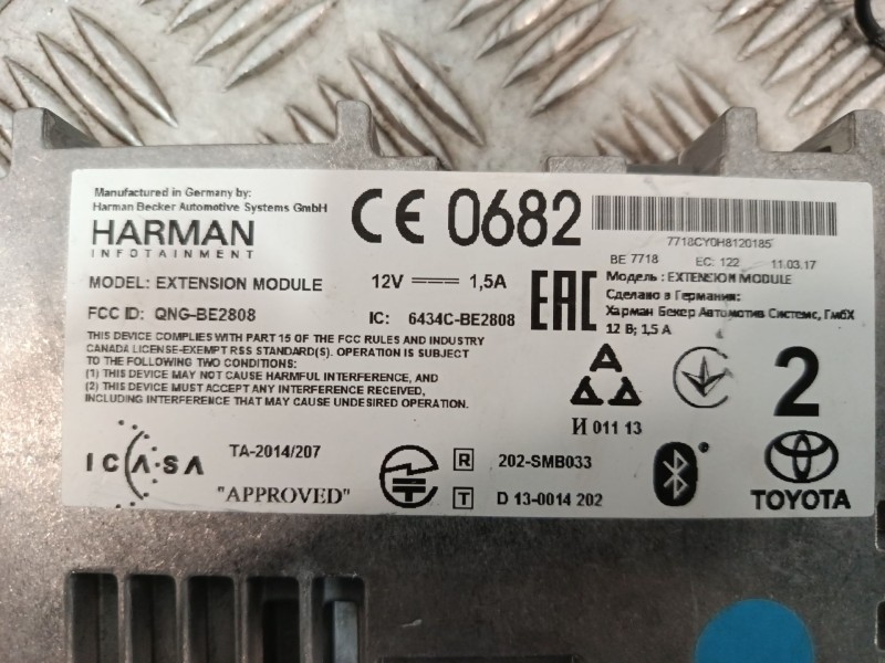 Recambio de modulo electronico para toyota c-hr (_x1_) 1.8 hybrid (zyx10_, zyx11_) referencia OEM IAM 6434CBE2808 868400F020 