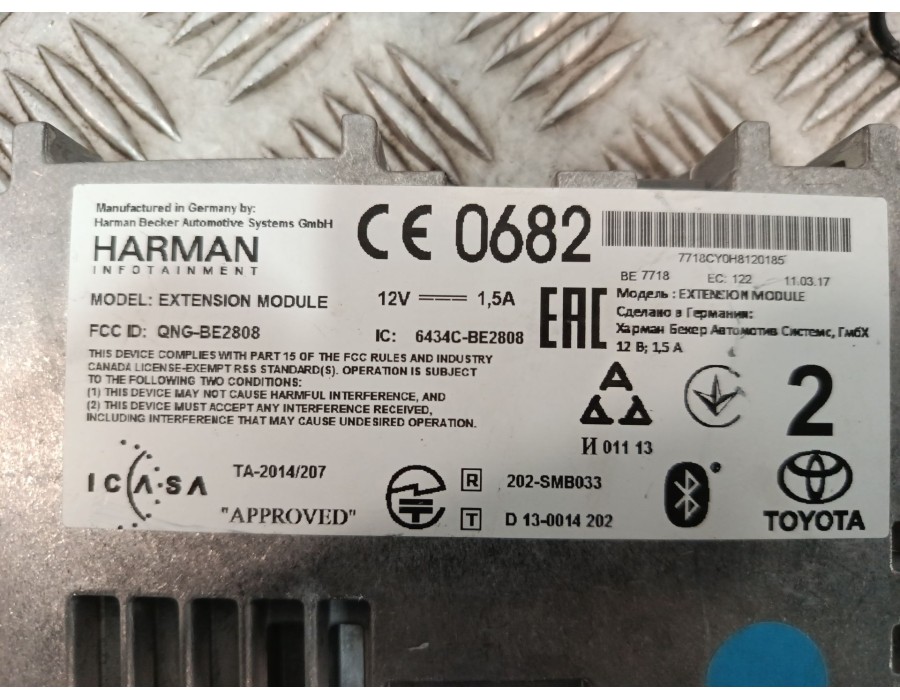 Recambio de modulo electronico para toyota c-hr (_x1_) 1.8 hybrid (zyx10_, zyx11_) referencia OEM IAM 6434CBE2808 868400F020 