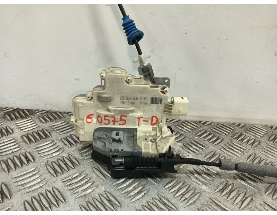 Recambio de cerradura puerta trasera derecha para volkswagen tiguan (5n_) 1.4 tsi 4motion referencia OEM IAM 3C4839016B 3C483901
