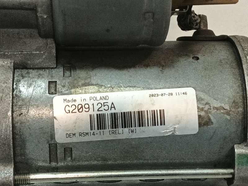 Recambio de motor arranque para renault captur i (j5_, h5_) 1.5 dci 90 referencia OEM IAM G209125A  