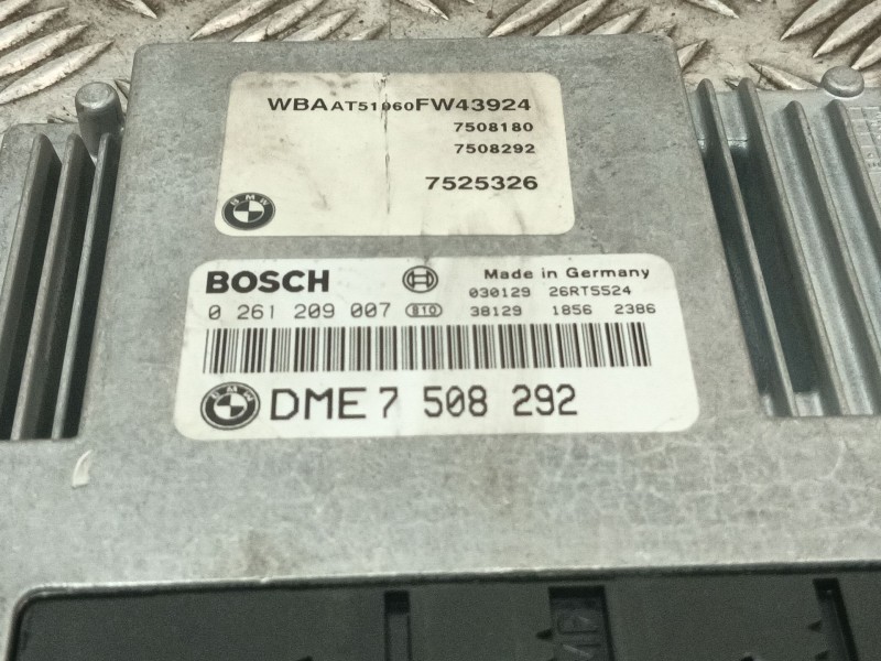 Recambio de centralita motor uce para bmw serie 3 compact (e46) referencia OEM IAM 7525326 DME7508292 0261209007