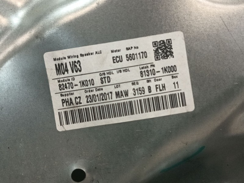 Recambio de elevalunas delantero izquierdo para hyundai ix20 (jc) 1.4 referencia OEM IAM 824711K000 813101K000 
