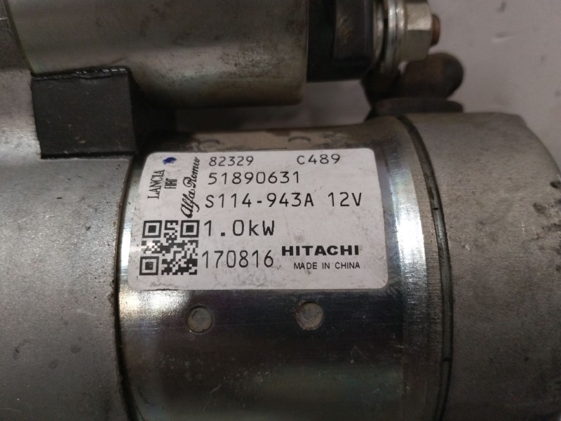 Recambio de motor arranque para fiat qubo (225_) 1.4 (225axa1a, 225cxa1a) referencia OEM IAM 0000071794760 0000051890631 