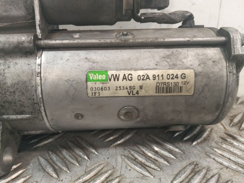 Recambio de motor arranque para seat leon (1m1) 1.9 tdi referencia OEM IAM 02A911024G D7RS130 
