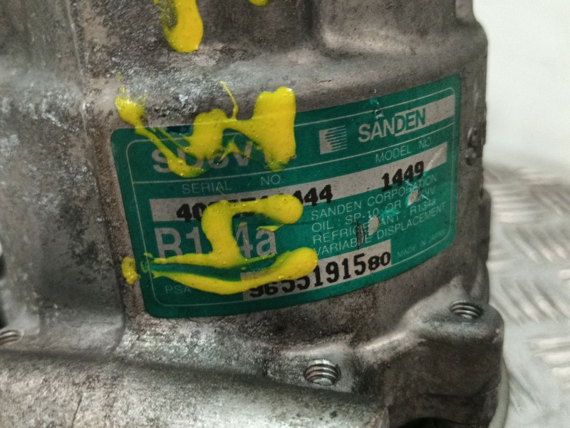 Recambio de alternador para peugeot 307 cc (3b) 2.0 16v referencia OEM IAM 9655191580 5705FC 
