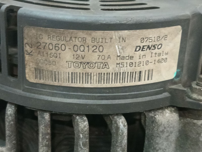 Recambio de alternador para citroën c1 (pm_, pn_) 1.0 referencia OEM IAM 270600Q120 MS1012101400 