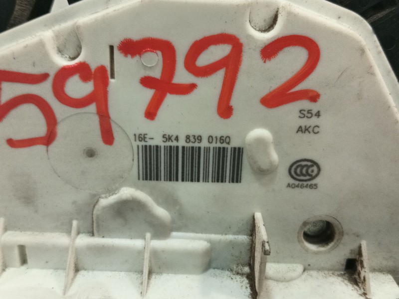Recambio de cerradura puerta trasera derecha para seat leon (5f1) 1.4 tsi referencia OEM IAM 5K4839016Q  