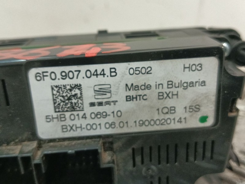 Recambio de mando climatizador para seat ibiza (kj1) referencia OEM IAM 6F0907044B 5HB01406910 