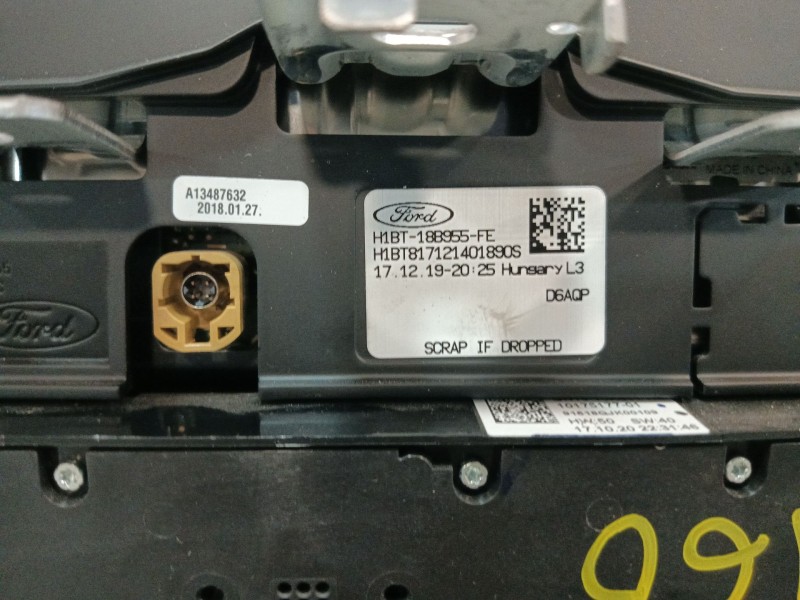 Recambio de pantalla / mando multifuncion para ford ecosport 1.0 ecoboost referencia OEM IAM H1BT18B955FE  