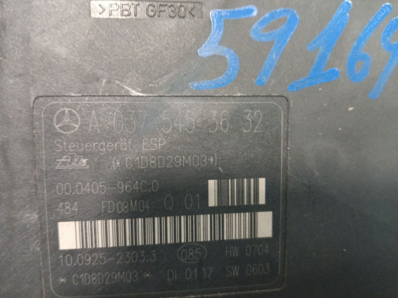 Recambio de abs para mercedes-benz slk (r171) 200 kompressor (171.445) referencia OEM IAM A0064314812Q01 10020405304 A0375453632