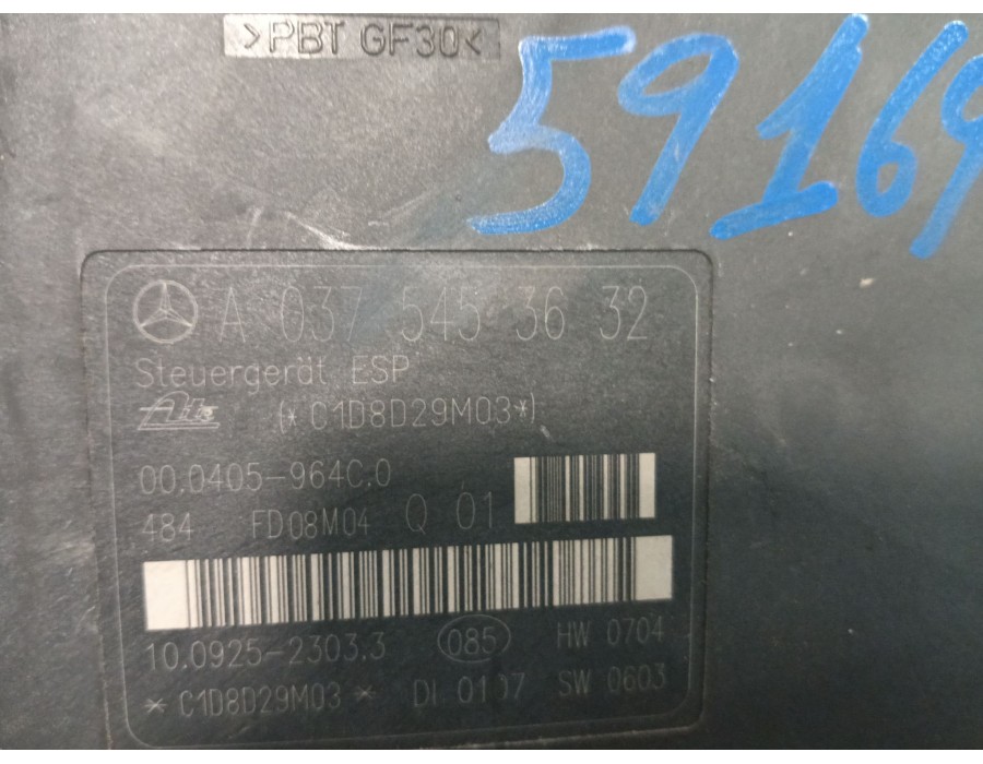 Recambio de abs para mercedes-benz slk (r171) 200 kompressor (171.445) referencia OEM IAM A0064314812Q01 10020405304 A0375453632