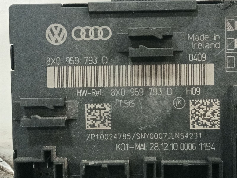 Recambio de modulo electronico para audi a1 (8x1, 8xk) 1.6 tdi referencia OEM IAM 8X0959793D  