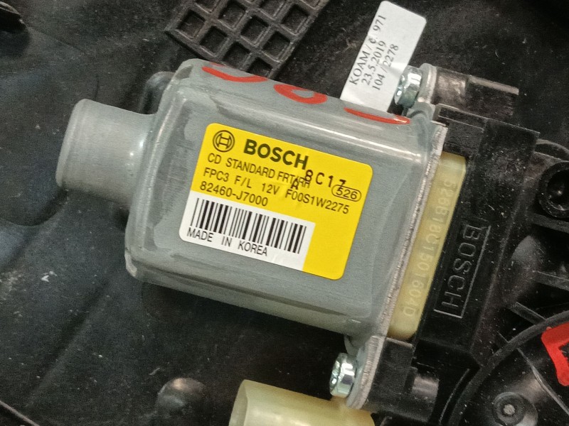 Recambio de elevalunas delantero derecho para kia ceed referencia OEM IAM 82480J7000  