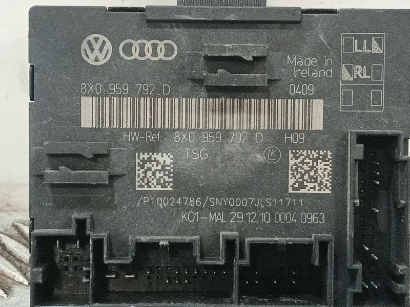 Recambio de modulo electronico para audi a1 (8x1, 8xk) 1.6 tdi referencia OEM IAM 8X0959792D  